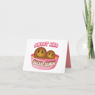 Convite Sweet Like Gulab Jamun Birthday Invitation