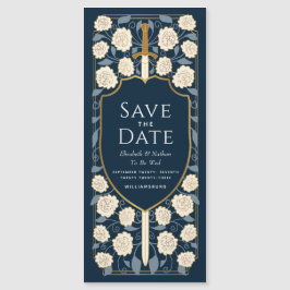 Convite Sword & Shield Medieval Fantasy Salve a Data