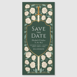 Convite Sword & Shield Medieval Fantasy Salve a Data