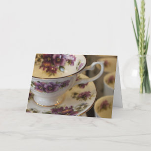 CONVITE TEACUP NOTE CARDS & INVITATIONS