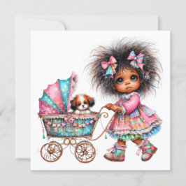 Convite Tema Carrinho de Bebê SO Precioso