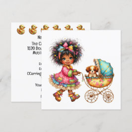 Convite Tema Carrinho de Bebê SO Precioso
