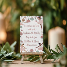 Convite Tema de Aniversário da Moderna Ballerina