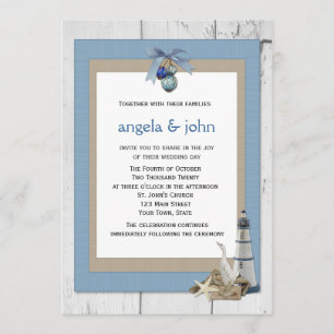 Convite temático náutico