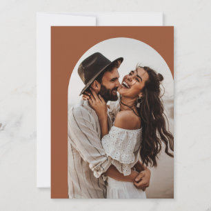 Convite Teracotta Casamento   Boho Photo Wedding