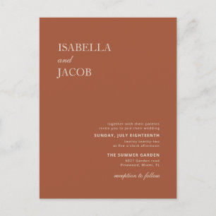 Convite Terracotta Boho