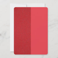 Convite Texturizado Tomate Vermelho em Duas Cores