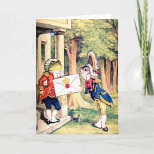 Convite The Frog The Fish & the Queen of Hearts Invitation