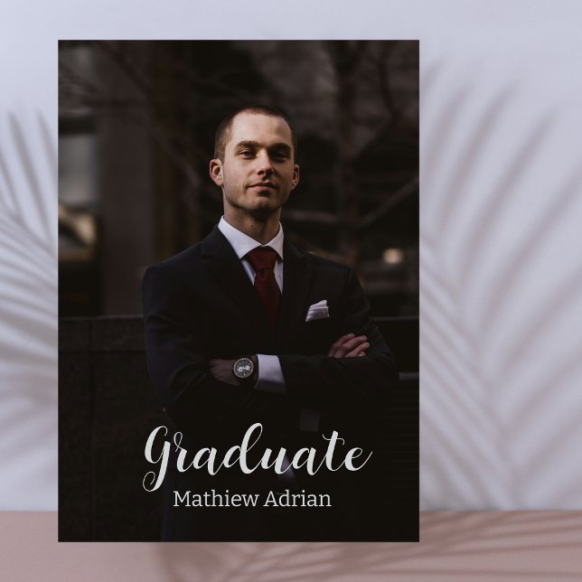 Convite Thin Magnetic graduation announcement Card (Criador carregado)