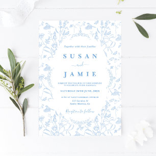 Convite Toile de Jouy Wedding