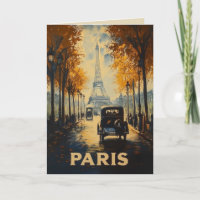 Torre Eiffel do Poster de viagens Paris de 1930
