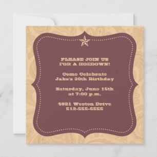 Convite tradicional ocidental