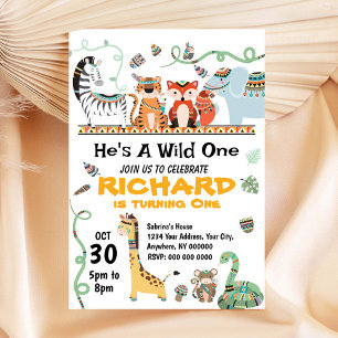 Convite Tribal de Aniversário