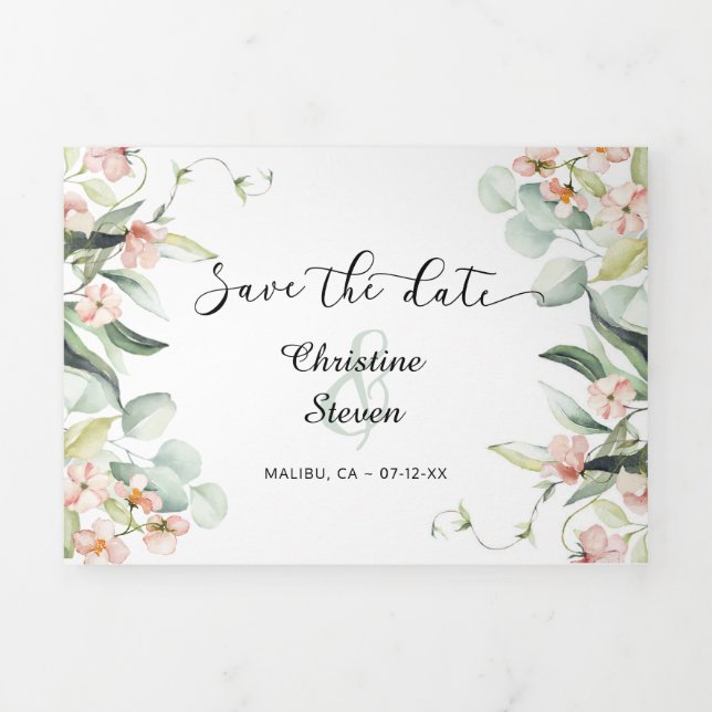 Convite triplo de futsal Salve a Data tudo em um (Cobrir)