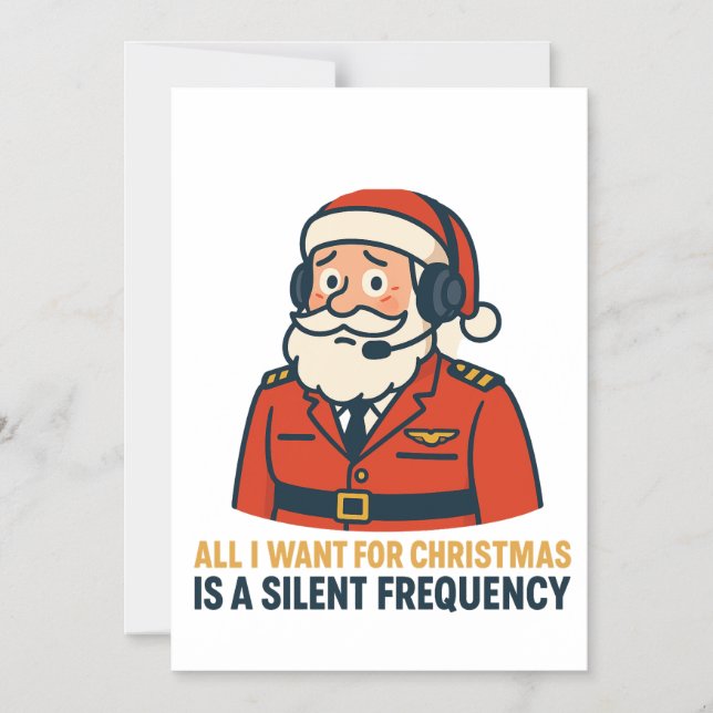 Convite Tudo o que Quero no Natal é uma Frequência Clara (Frente)
