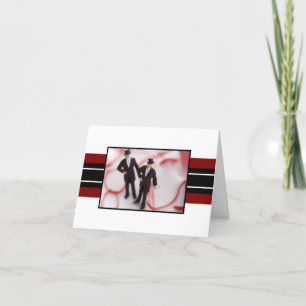 Convite Two Grooms Custom Response Cards