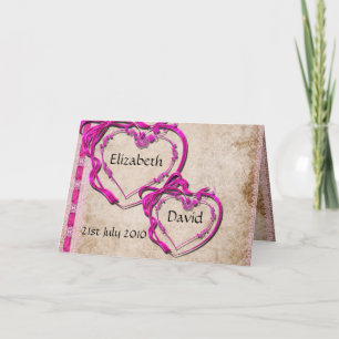 Convite Two Hearts Together