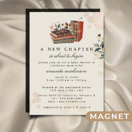 Convite Um novo capítulo está prestes a começar o Chá de f