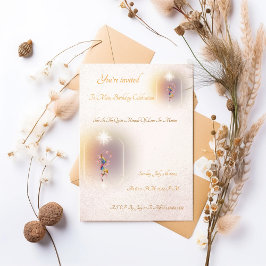 Convite Uma celebração mágica do final de aniversário da m