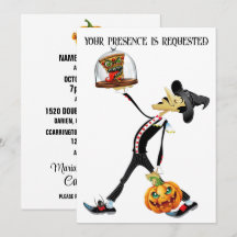 Convite Único para Encontro de Halloween