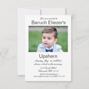 Convite Upshernish Upshern Upsherin Convites