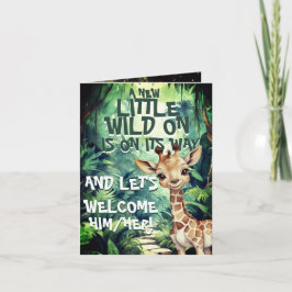 Convite Urban Safari: Chá de fraldas Chic