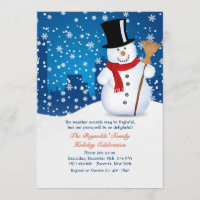 Convite Urban Snowman