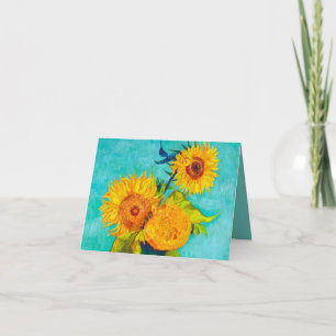 Convite Van Gogh Sunflower 