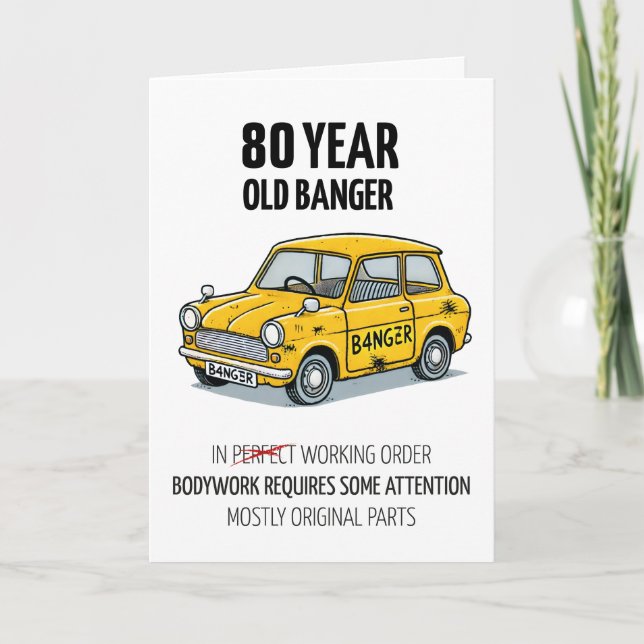 Convite Velho Banger (Frente)