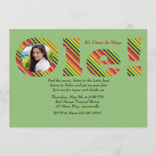 Convite velho da foto