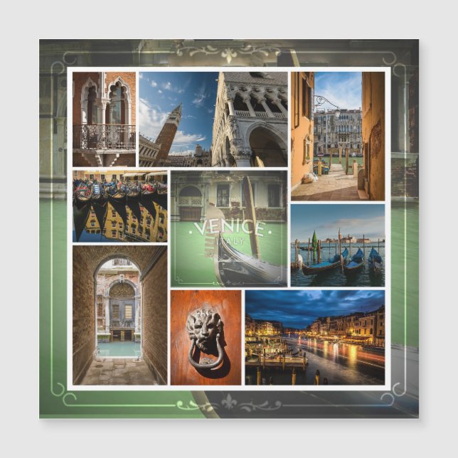 Convite Veneza, Itália, Cartão-postal Europa (Frente)