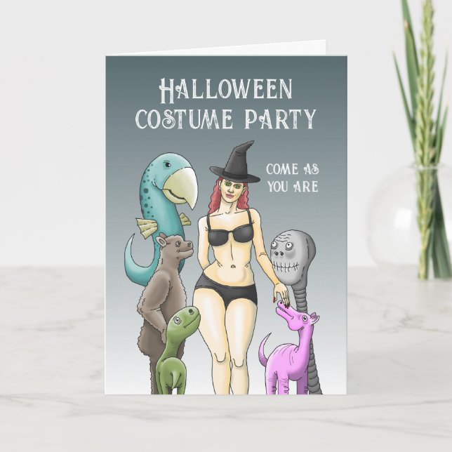 Convite Venha Como Você Festa De Halloween (Frente)