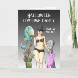 Convite Venha Como Você Festa De Halloween