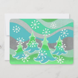 Convite Verde para árvores de inverno