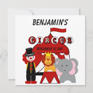 Convite vermelho e branco feito sob encomenda do