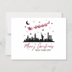 Convite Viagem de Natal para Nova York, Feliz Natal Nova