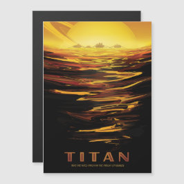 Convite Viagem Sci-Fi Ad, Lua Titã