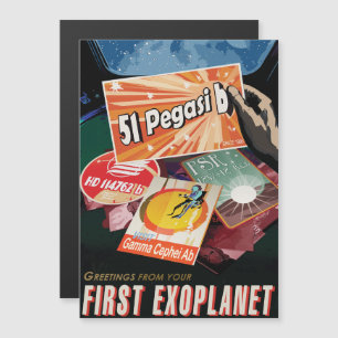 Convite Viagem Sci-Fi Ad, Planeta 51 Pegasi b