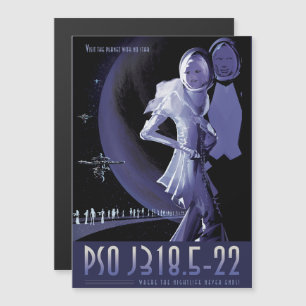 Convite Viagem Sci-Fi Ad, Planeta PSO J318.5-22