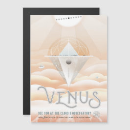 Convite Viagem Sci-Fi Ad, Vênus Planeta