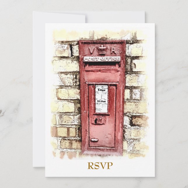 Convite VICTORIAN ENGLAND (Frente)