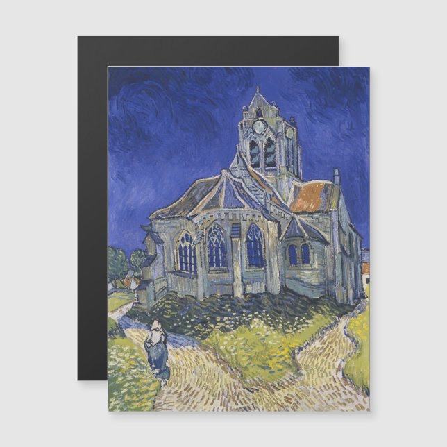 Convite Vincent Van Gogh, a Igreja dos Auvers (Frente/Verso)