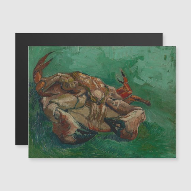 Convite Vincent Van Gogh, Caranguejo nas costas (Frente/Verso)