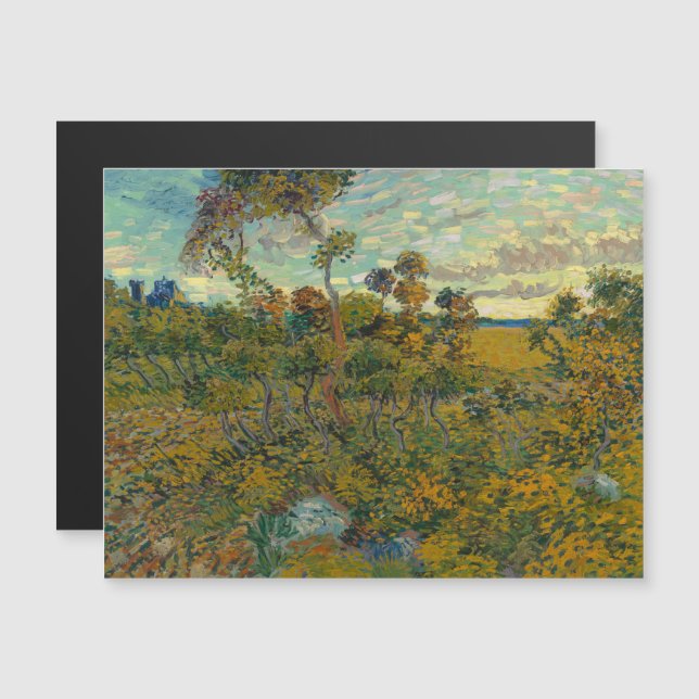 Convite Vincent Van Gogh, Sunset Em Montmajour (Frente/Verso)