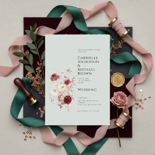 Convite Vintage Cinza Pombo Cinza Claro Cinza Past