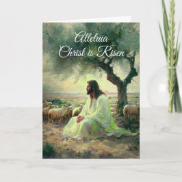 Convite Vintage Cristo é Religião Cristã Risen Páscoa