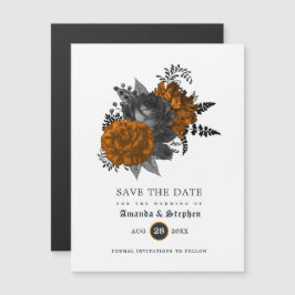 Convite Vintage Gothic Wedding Salvar Data