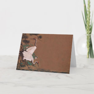 Convite Vintage Japanese Cranes Wedding Invitations