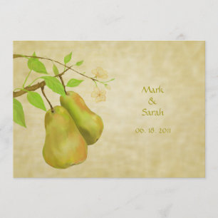 Convite Vintage Perfect Pear II