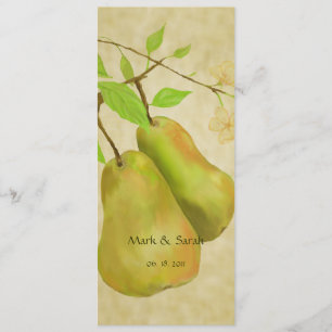 Convite Vintage Perfect Pear II